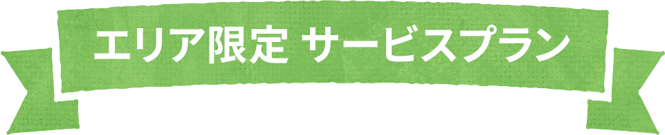 エリア限定 サービスプラン
